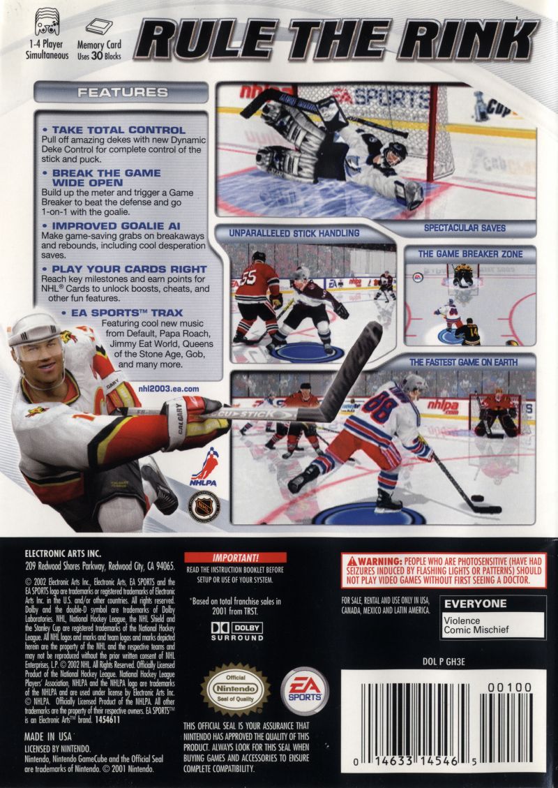 NHL 2003 - Gamecube