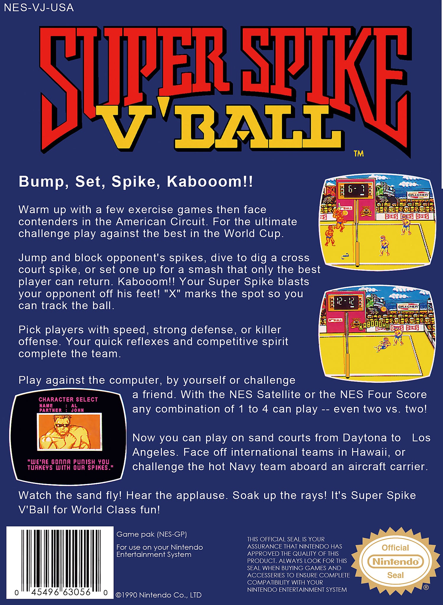 Super Spike Volleyball - NES