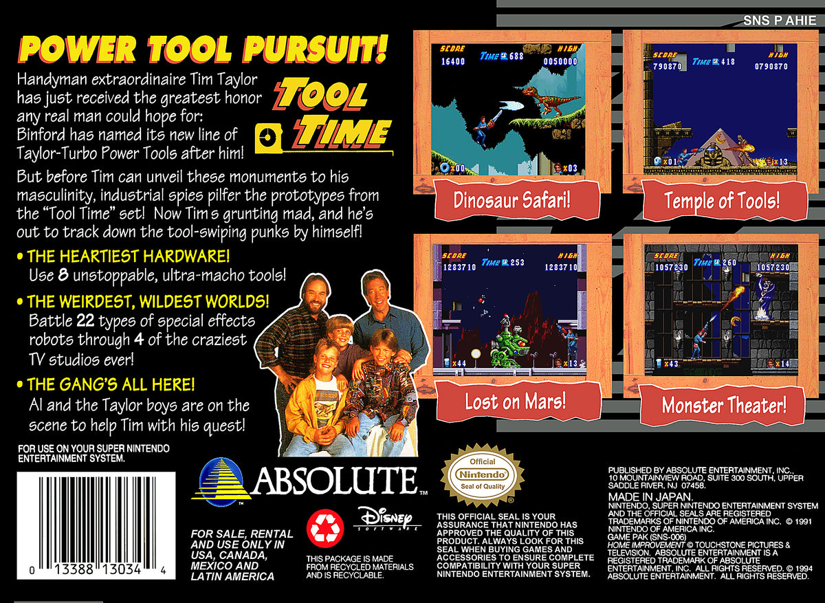 Home Improvement - Super Nintendo - Retro Island Gaming