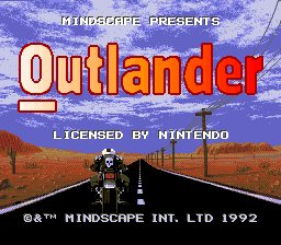 Outlander - Super Nintendo