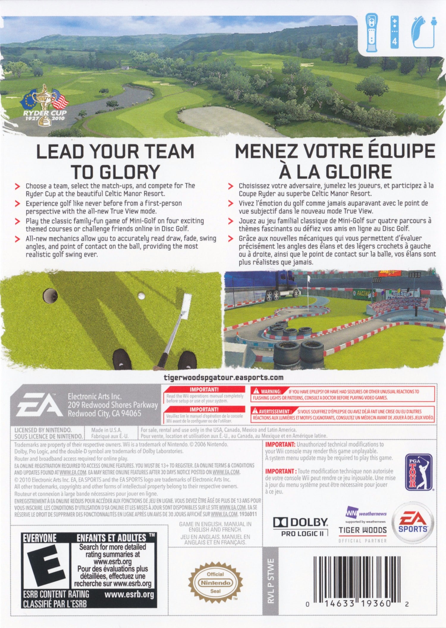 Tiger Woods PGA Tour 11 - Xbox 360