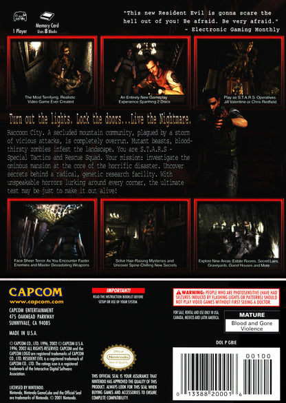 Resident Evil - Gamecube - Retro Island Gaming