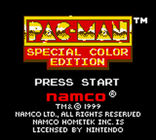 Edición especial en color de Pac-Man - GameBoy Color
