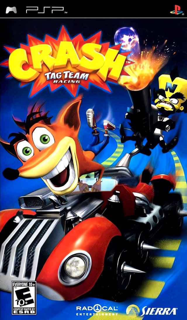Carreras en equipo Crash - PSP