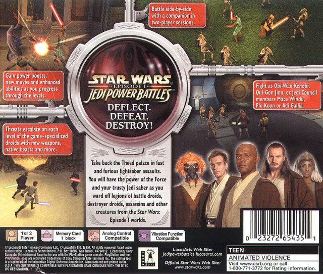 Star Wars Episode I Jedi Power Battles [Greatest Hits] - Playstation