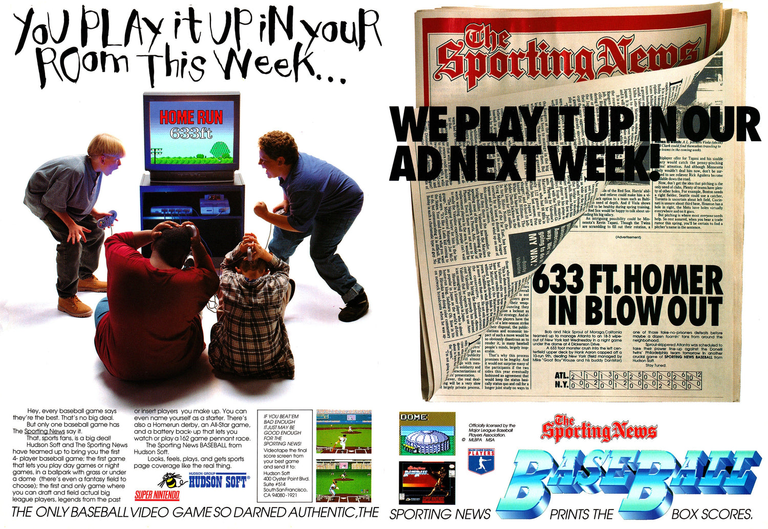 The Sporting News Baseball - Super Nintendo - Retro Island Gaming