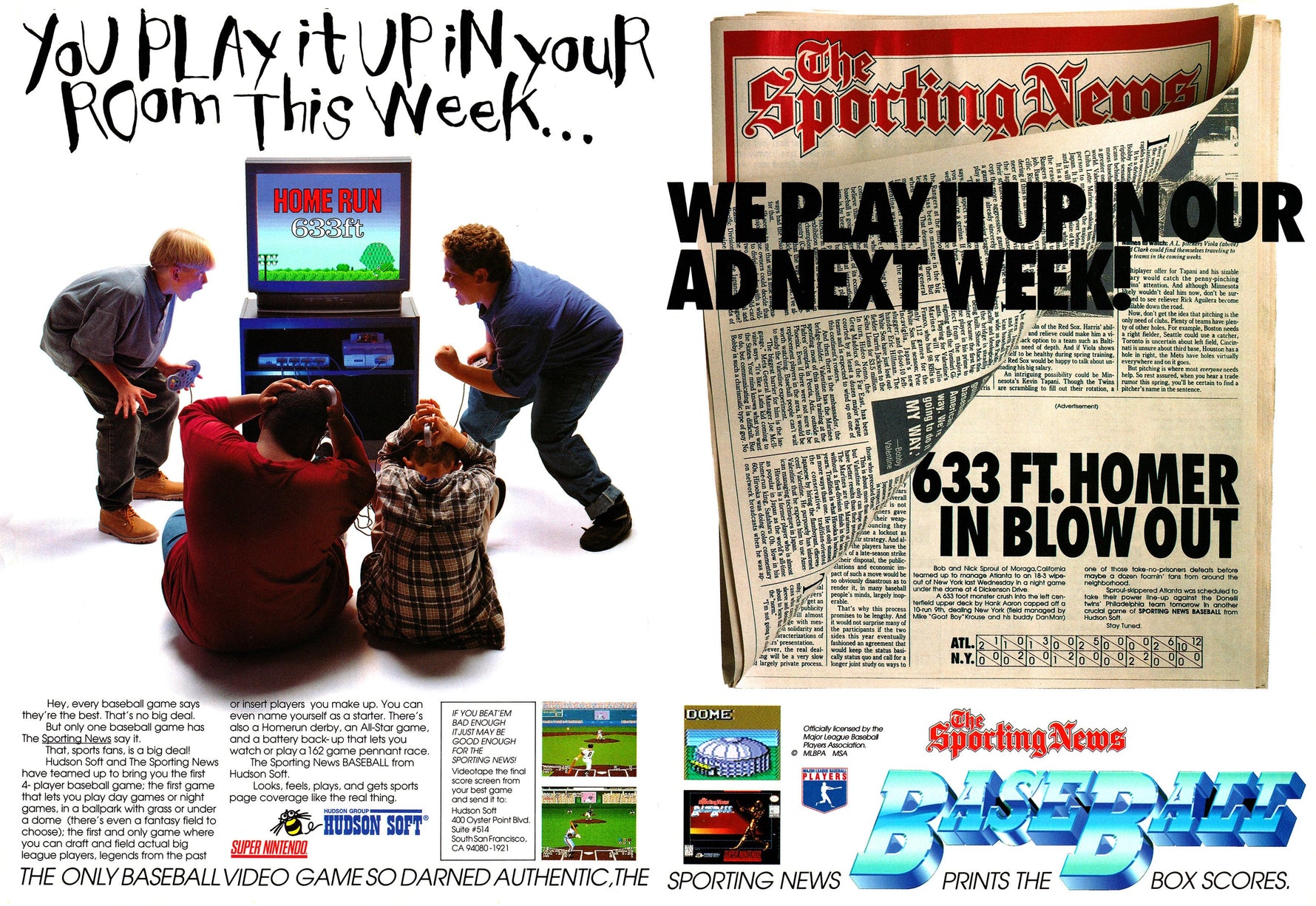 The Sporting News Baseball - Super Nintendo - Retro Island Gaming