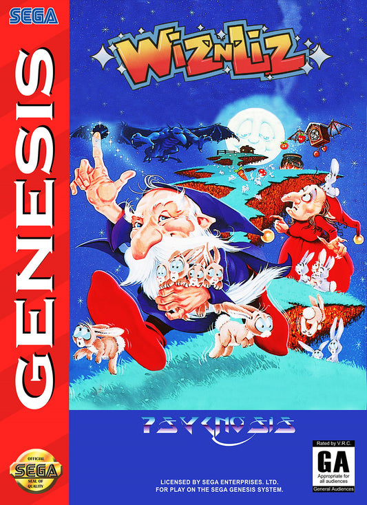Wiz 'n' Liz - Sega Genesis - Retro Island Gaming