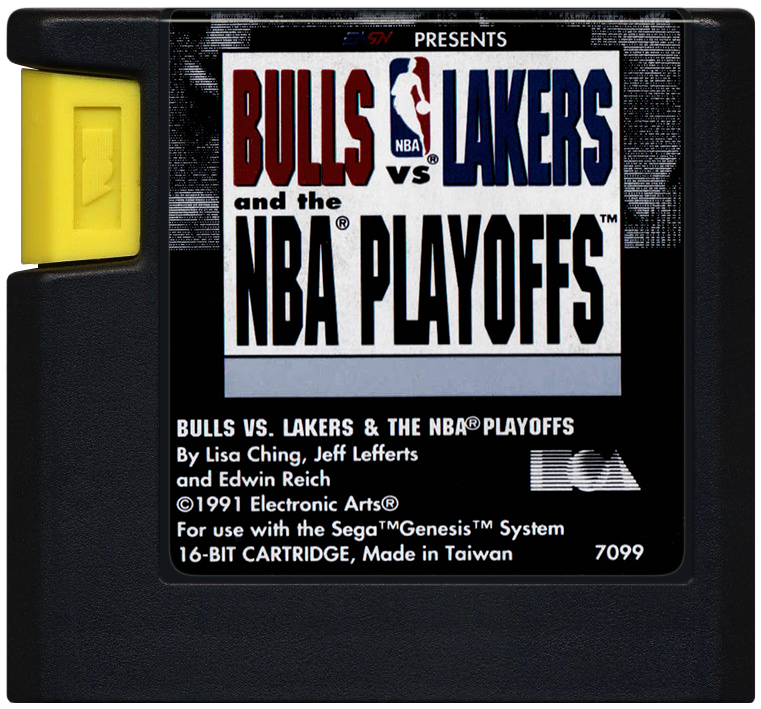 Bulls vs Lakers and the NBA Playoffs - Sega Genesis - Retro Island Gaming