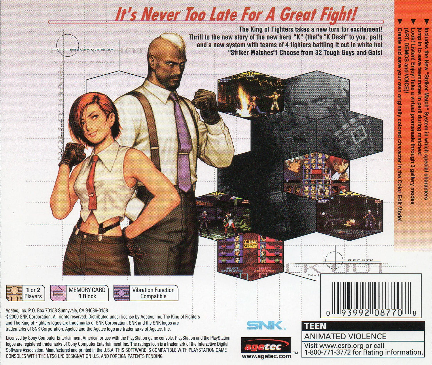 King of Fighters 99 - Playstation