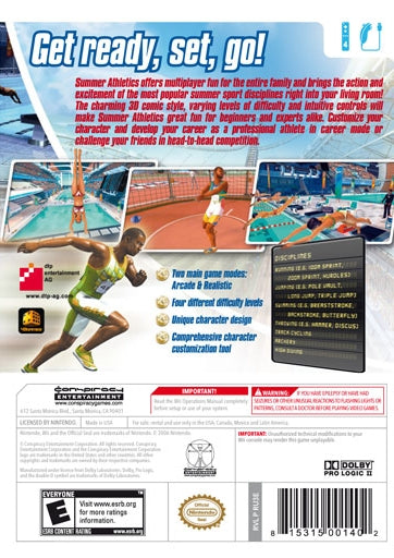 Summer Athletics The Ultimate Challenge - Wii