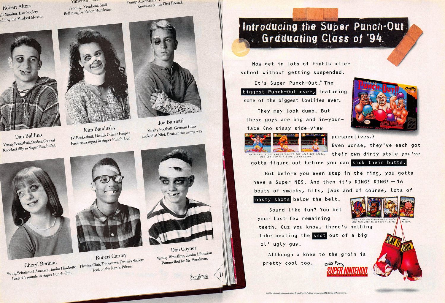 Super Punch Out - Super Nintendo