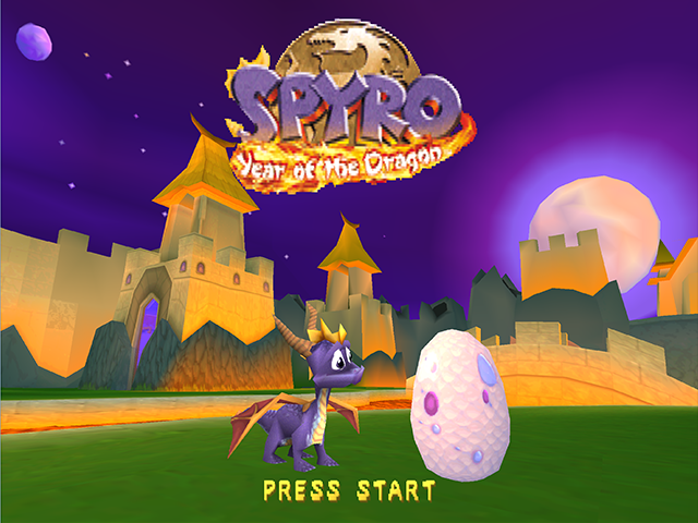 Spyro Year of the Dragon - Playstation