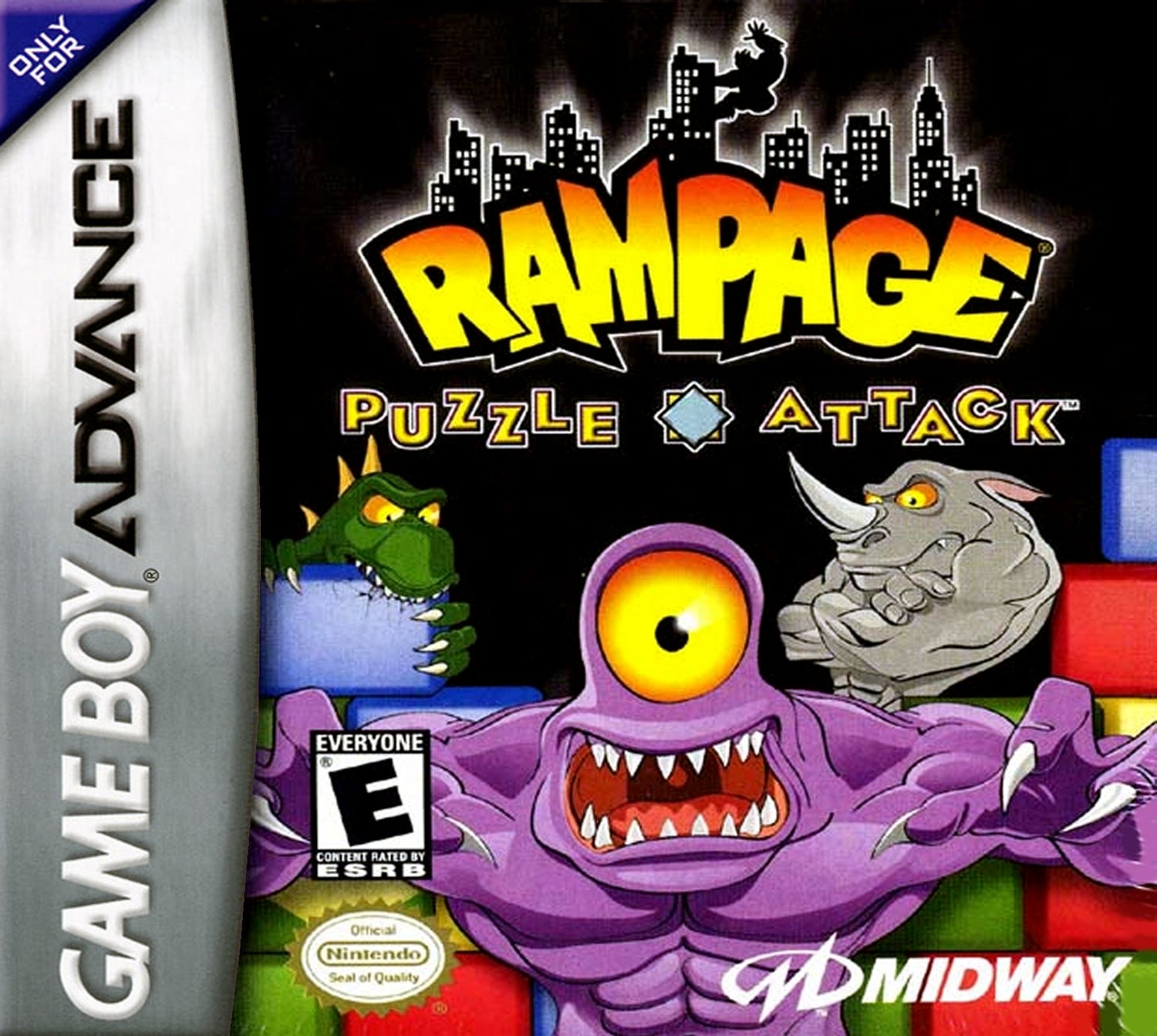 Ataque de rompecabezas Rampage - GameBoy Advance