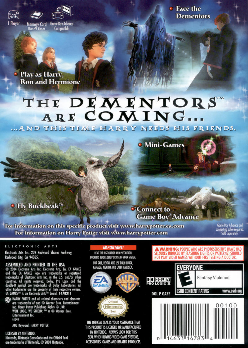 Harry Potter Prisoner of Azkaban - Gamecube