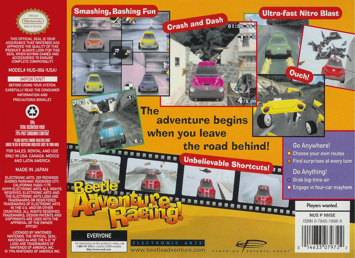 Beetle Adventure Racing - Nintendo 64 - Retro Island Gaming