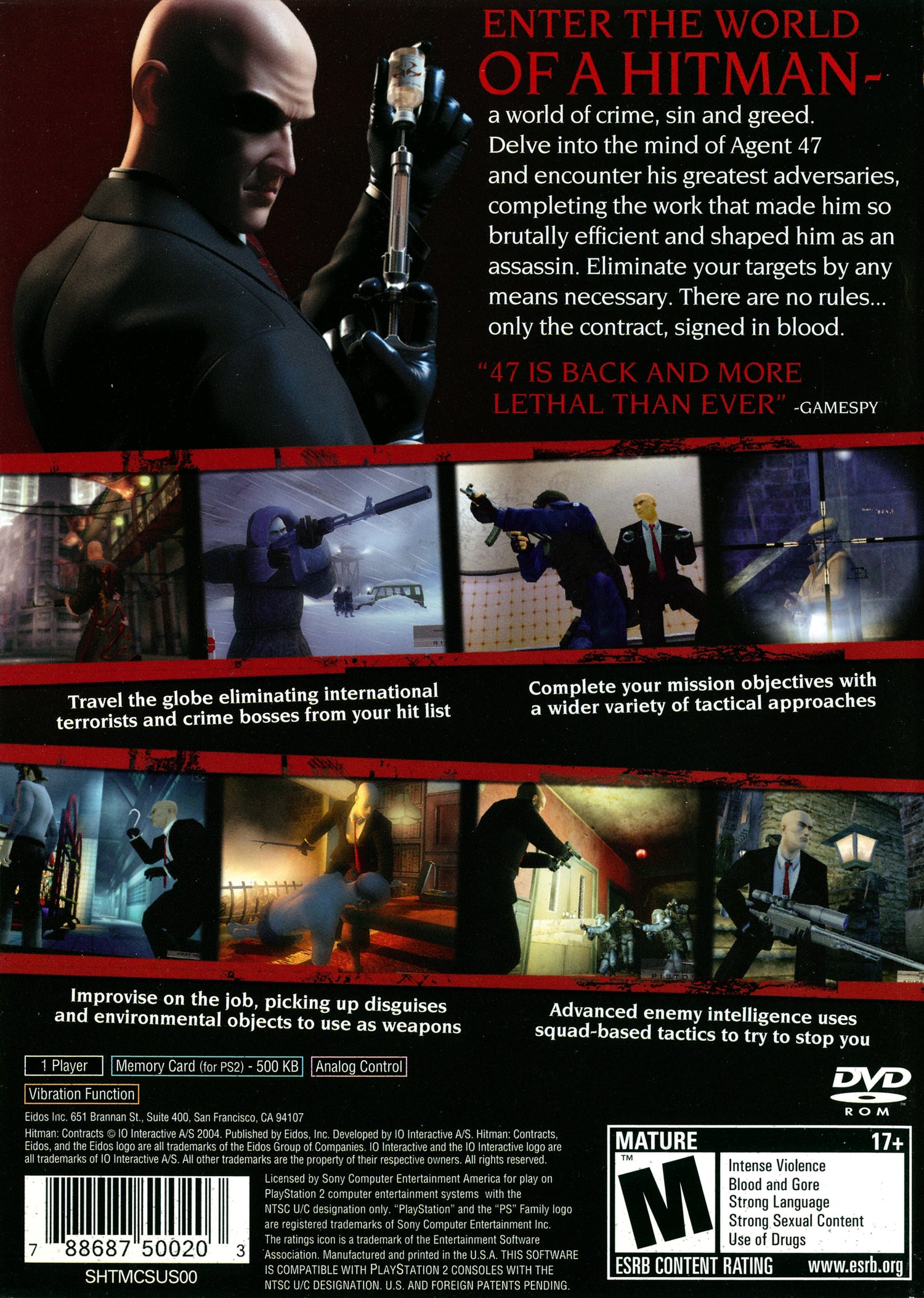 Hitman Contracts - Playstation 2