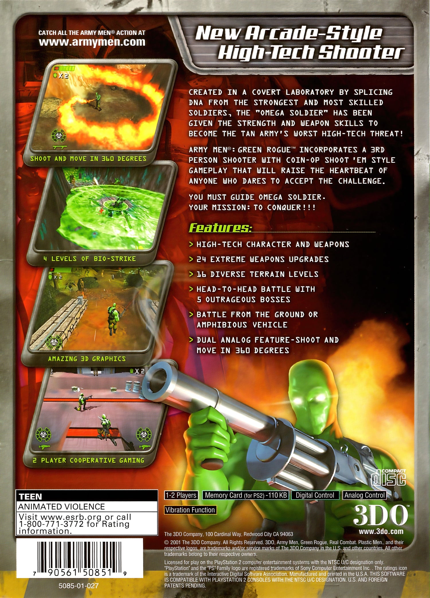 Army Men Green Rogue - Playstation 2