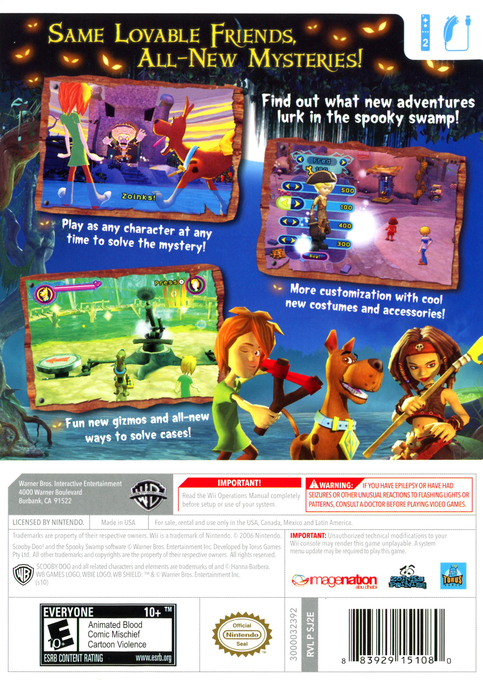 Scooby Doo and the Spooky Swamp - Wii