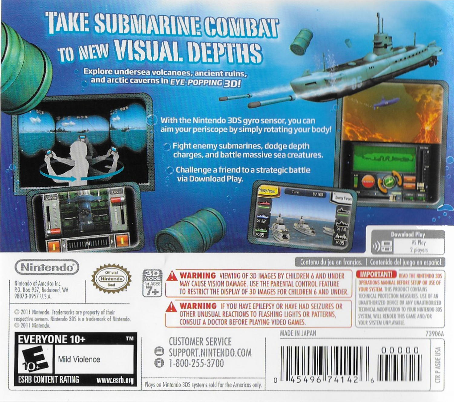 Steel Diver - Nintendo 3DS