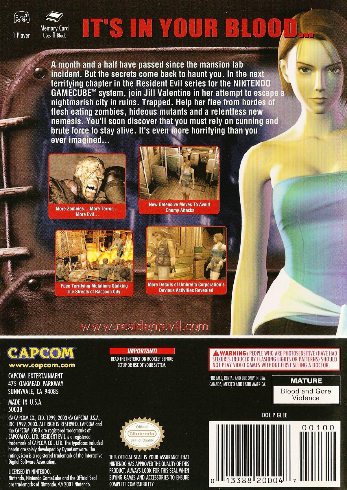 Resident Evil 3 Nemesis - Gamecube - Retro Island Gaming