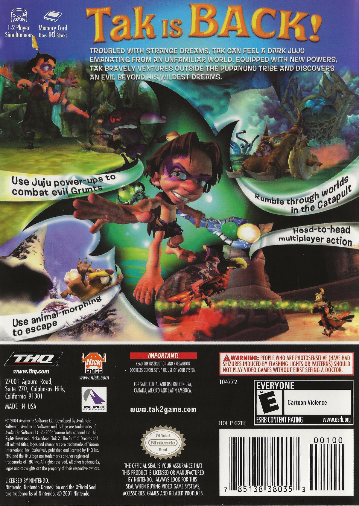 Tak 2 El bastón de los sueños - Gamecube
