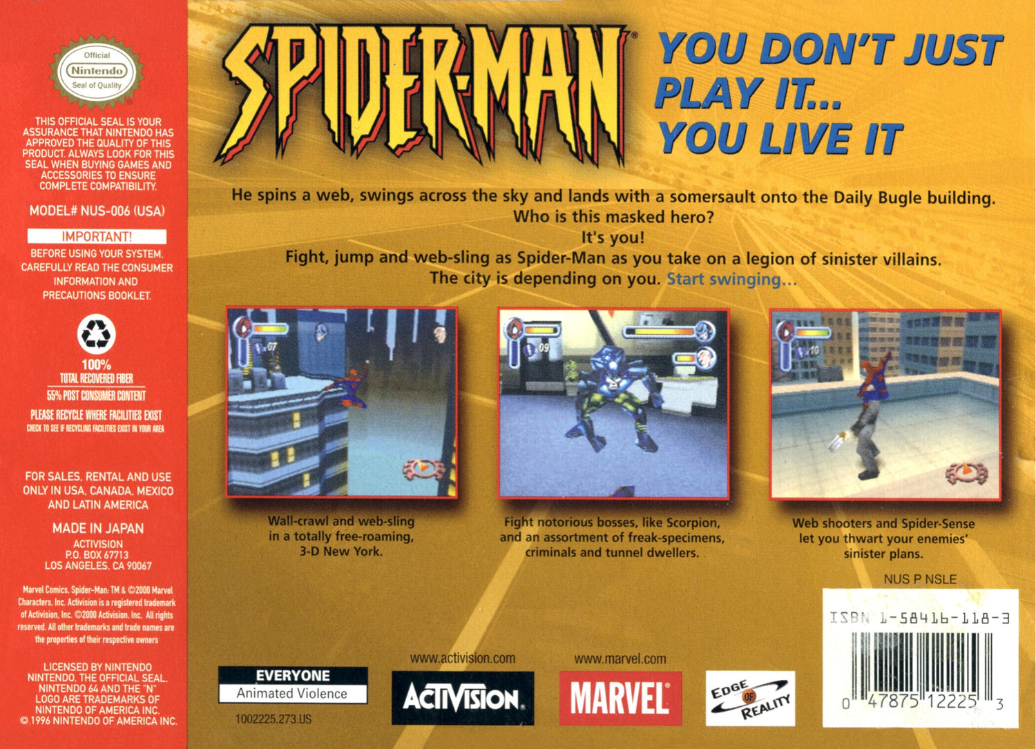 Spiderman - Nintendo 64