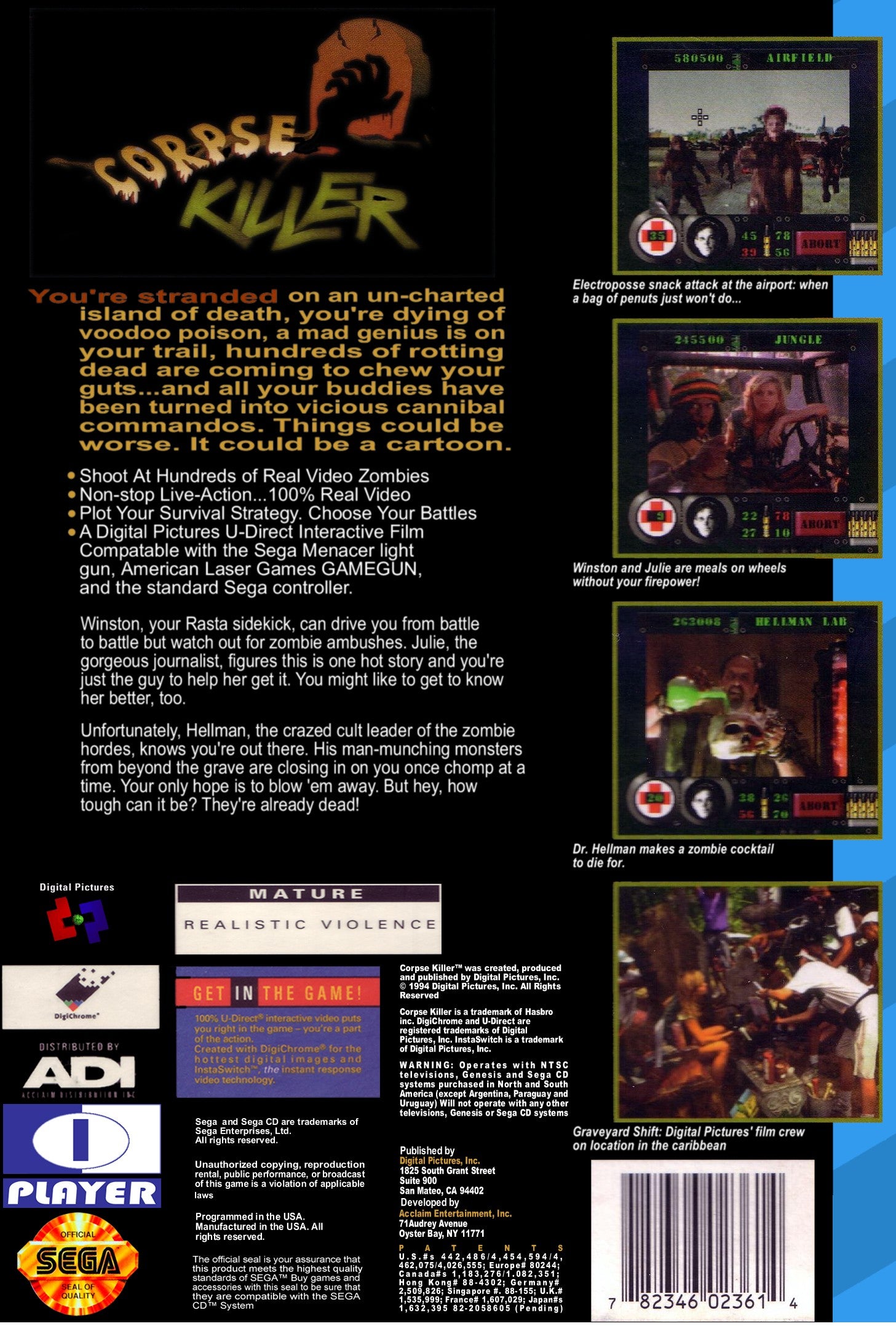 Corpse Killer - Sega CD