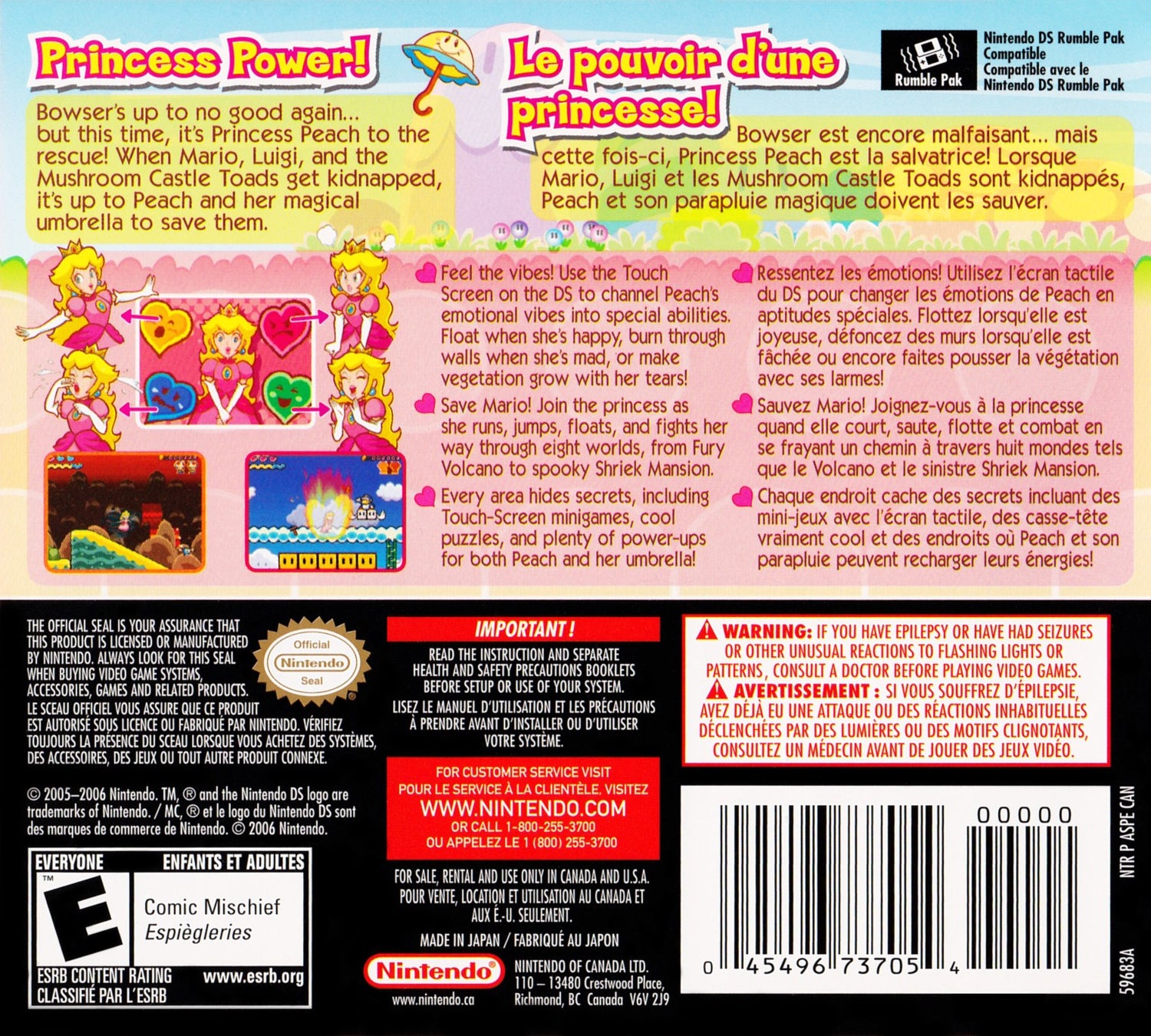 Super Princess Peach - Nintendo DS