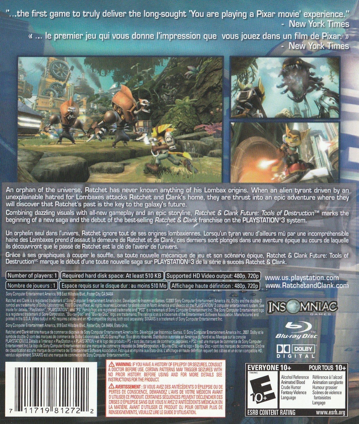 Ratchet & Clank Future: Tools of Destruction - Playstation 3