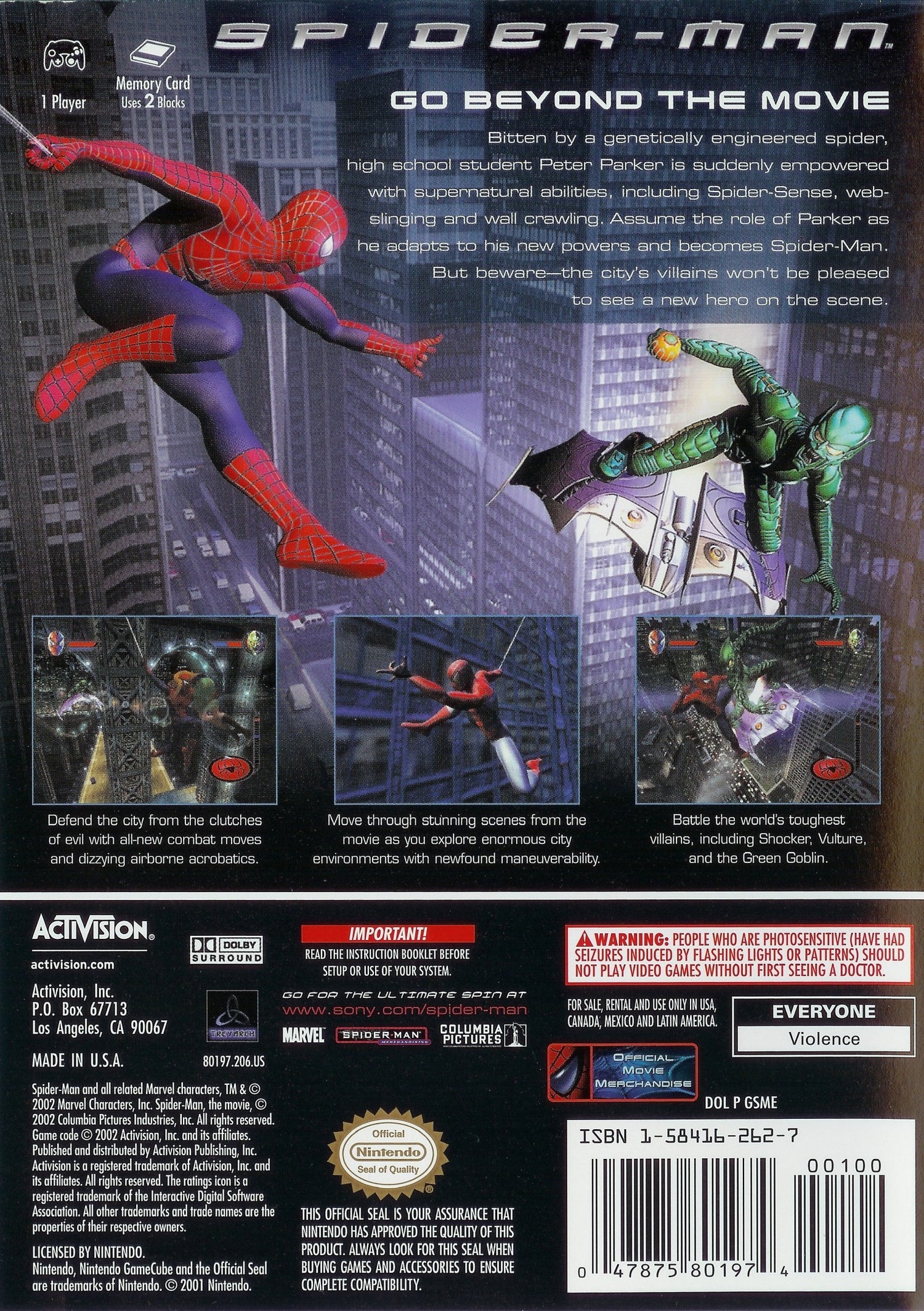 Spiderman - Gamecube