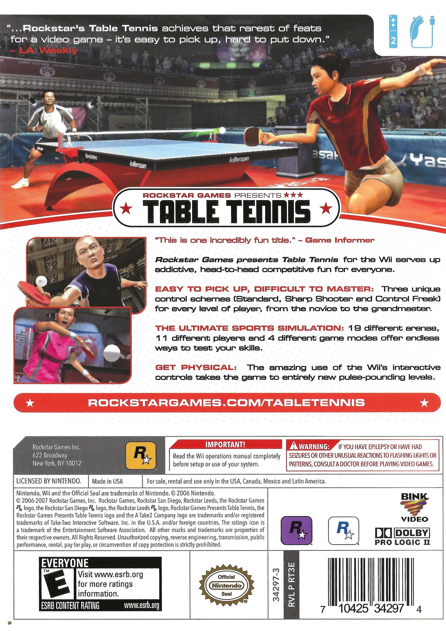 Table Tennis - Wii