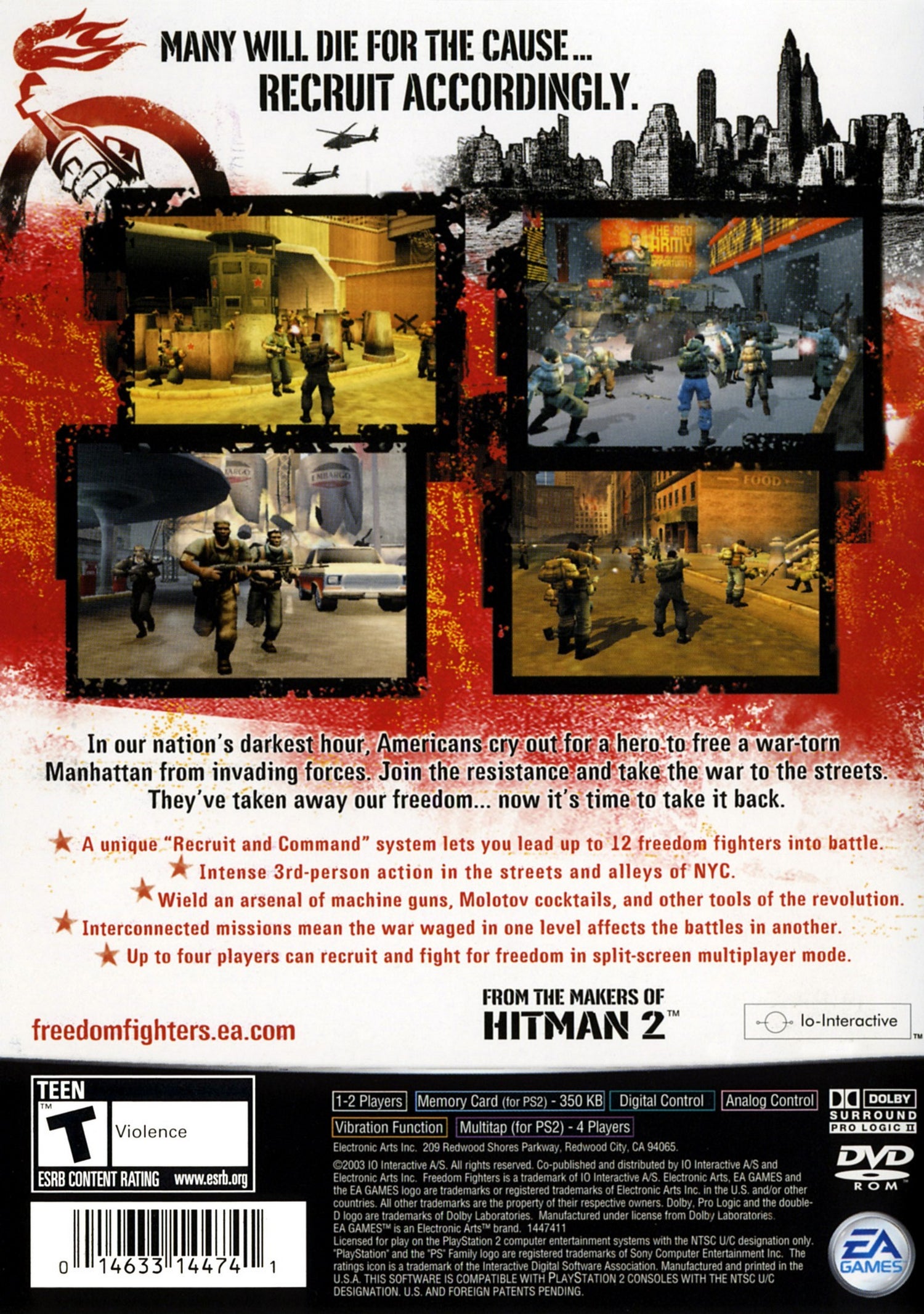 Freedom Fighters - Playstation 2