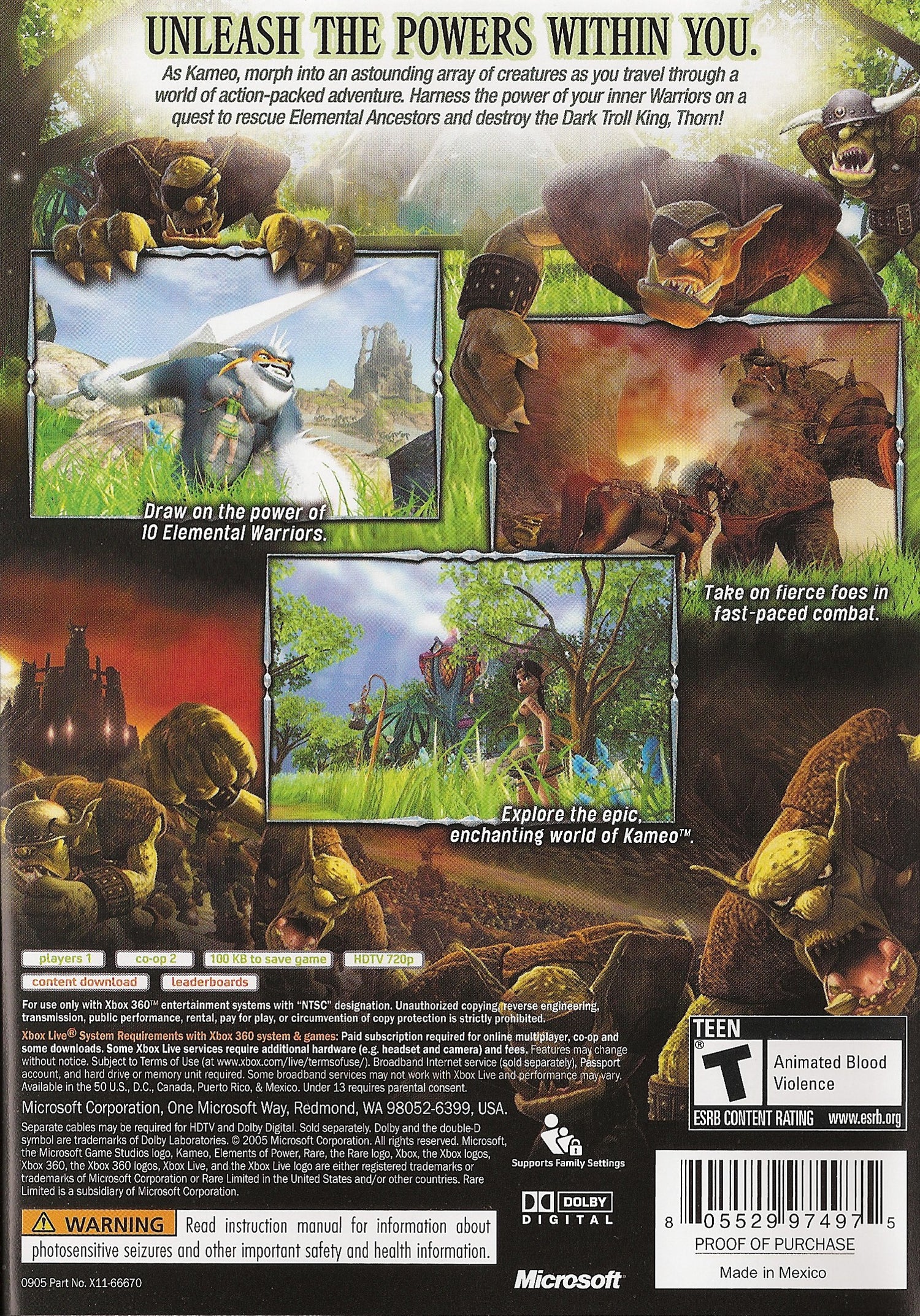 Kameo Elements of Power - Xbox 360