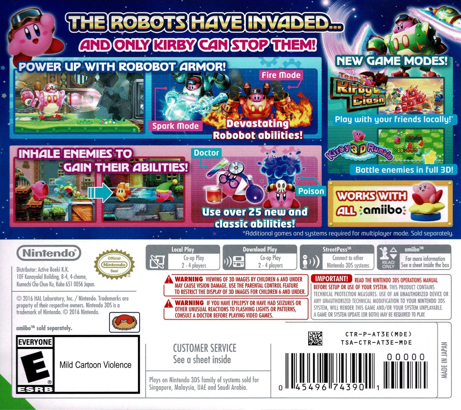 Kirby Planet Robobot - Nintendo 3DS