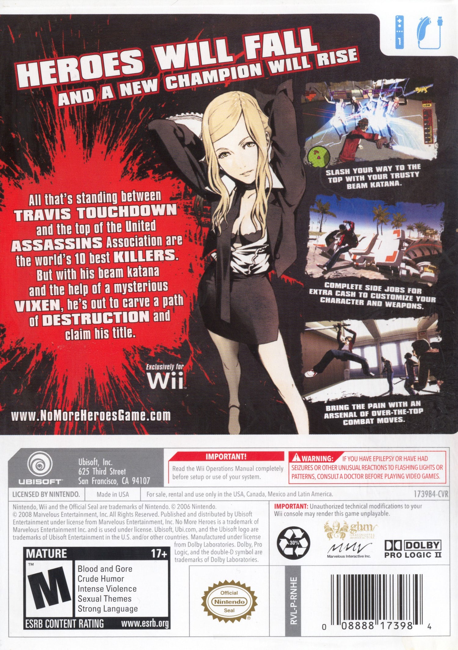 No More Heroes - Wii
