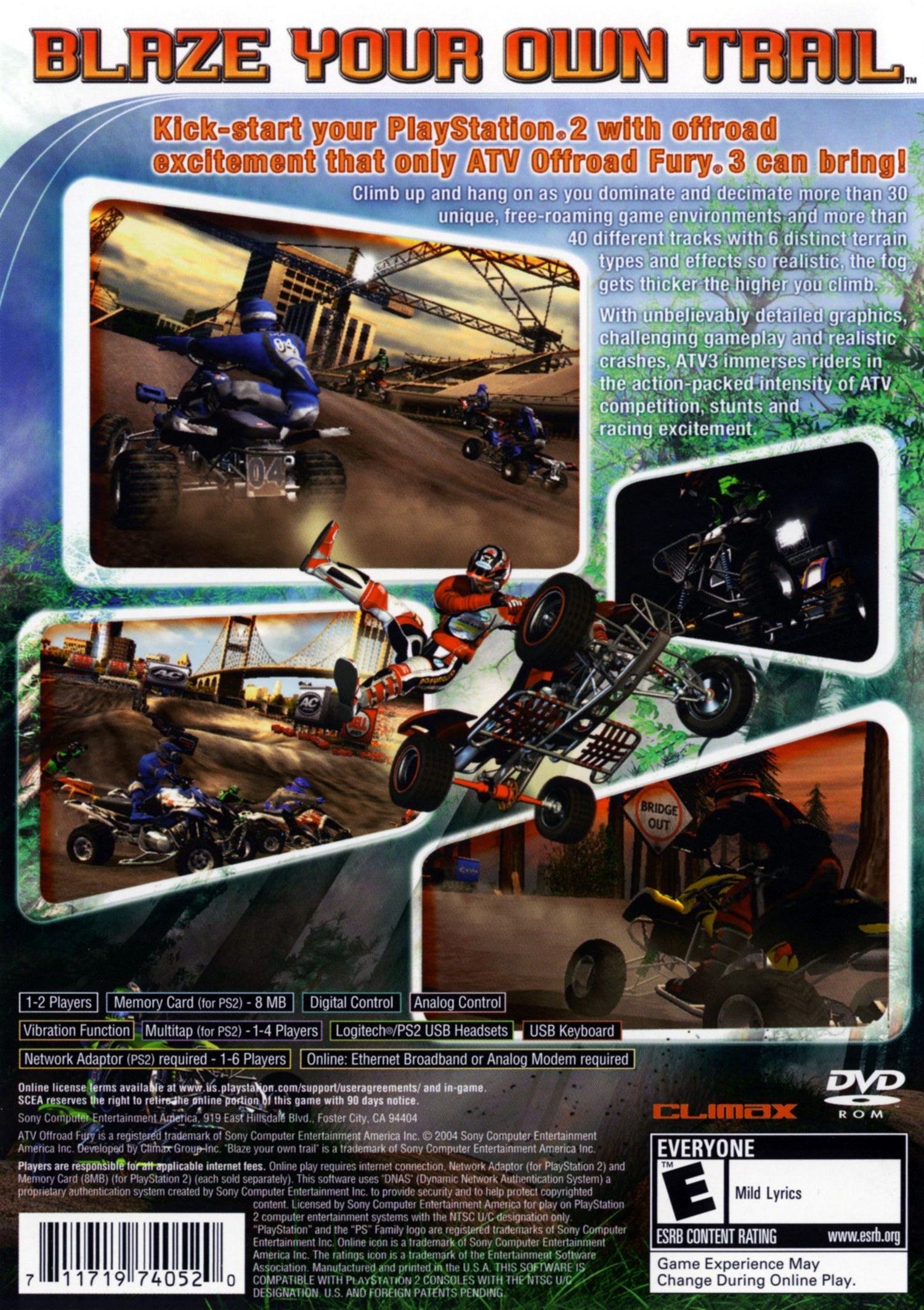 ATV Offroad Fury 3 - Playstation 2