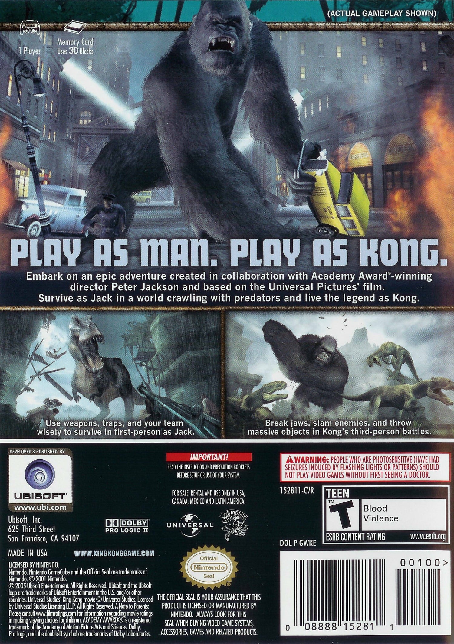 Peter Jackson's King Kong - Xbox