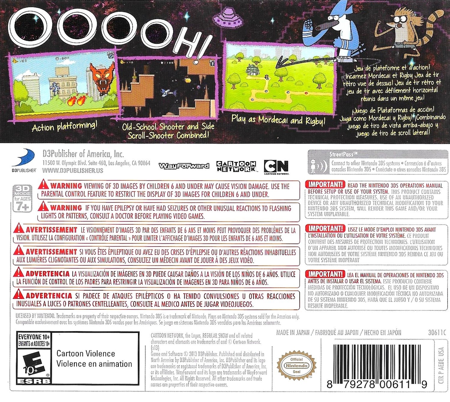 Regular Show: Mordecai & Rigby in 8-Bit Land - Nintendo 3DS