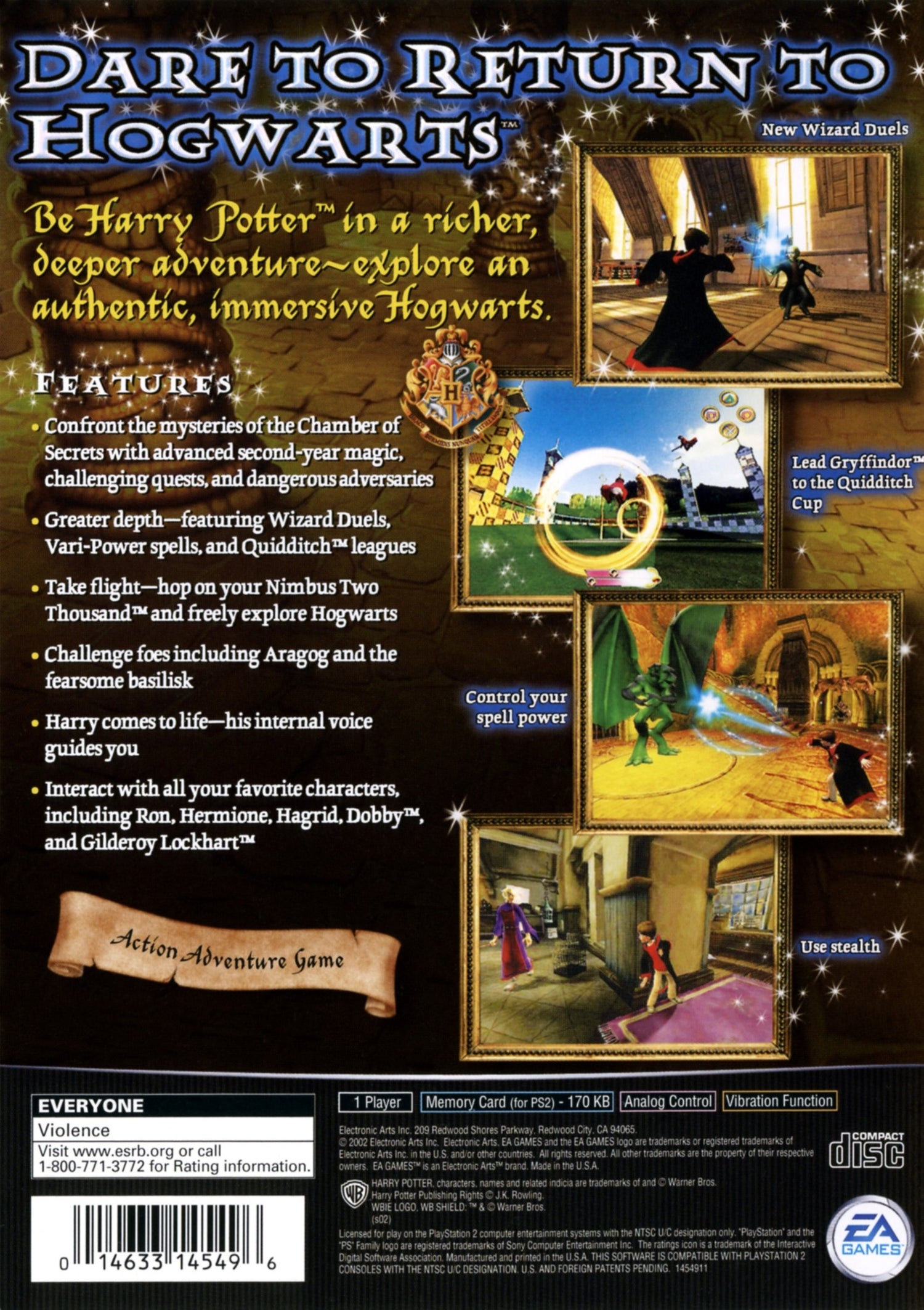 Harry Potter Chamber of Secrets - Playstation 2