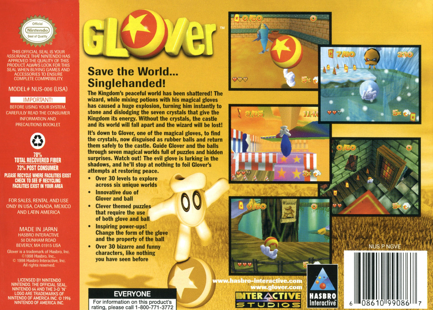 Glover - Nintendo 64