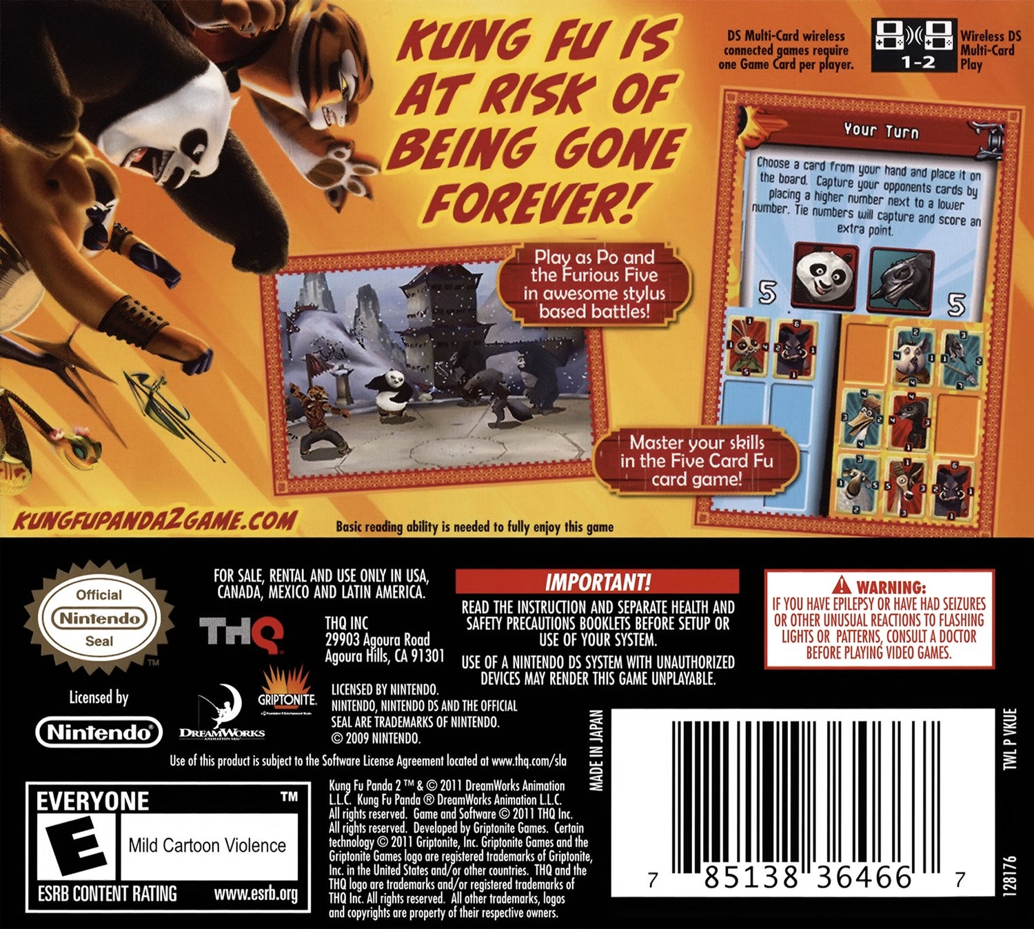 Kung Fu Panda 2 - Nintendo DS