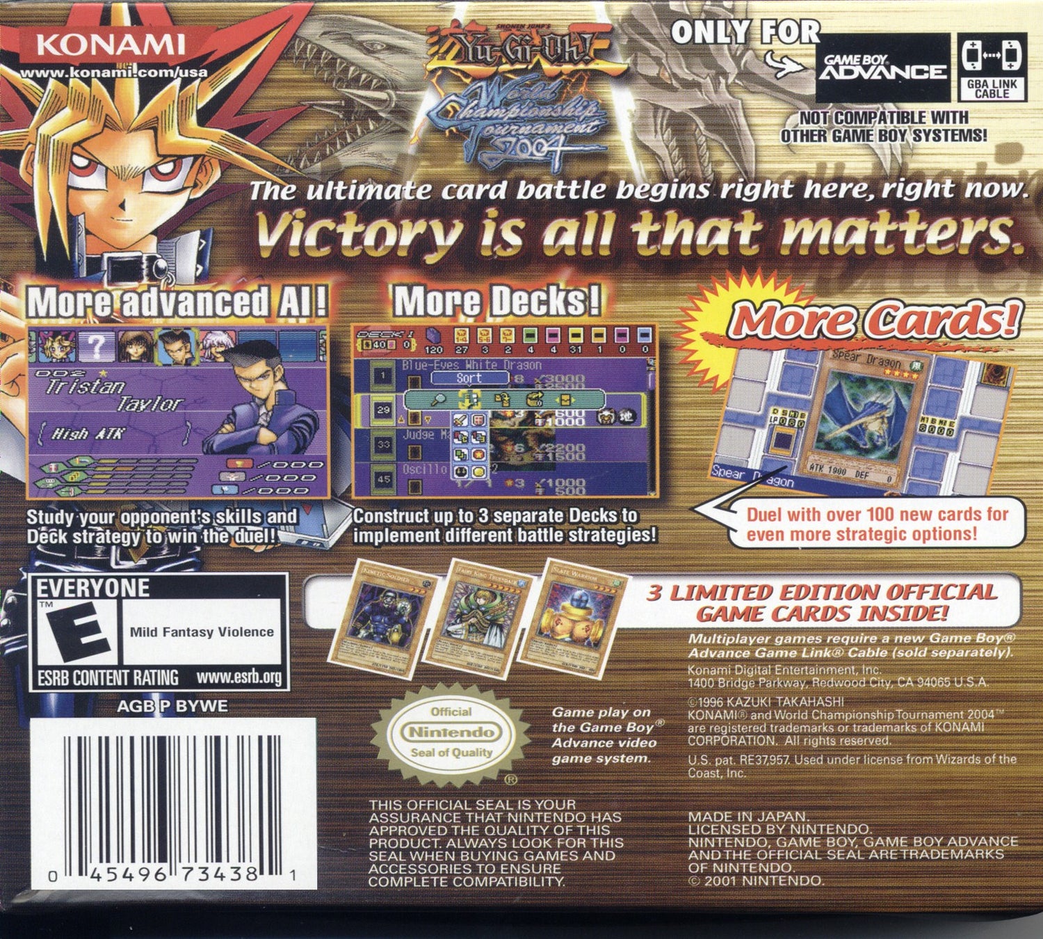 Yu-Gi-Oh World Championship Tournament 2004 - GameBoy Advance