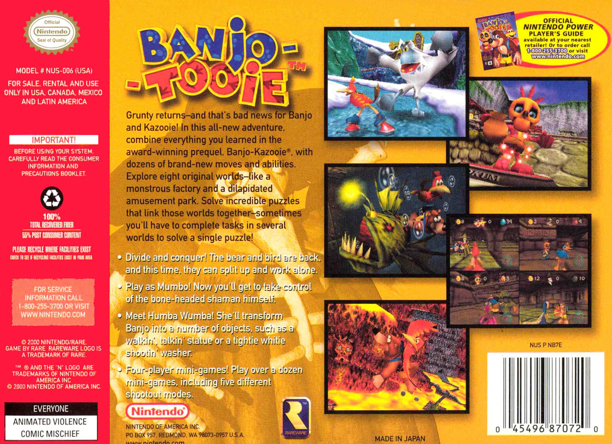 Banjo-Tooie - Nintendo 64 - Retro Island Gaming