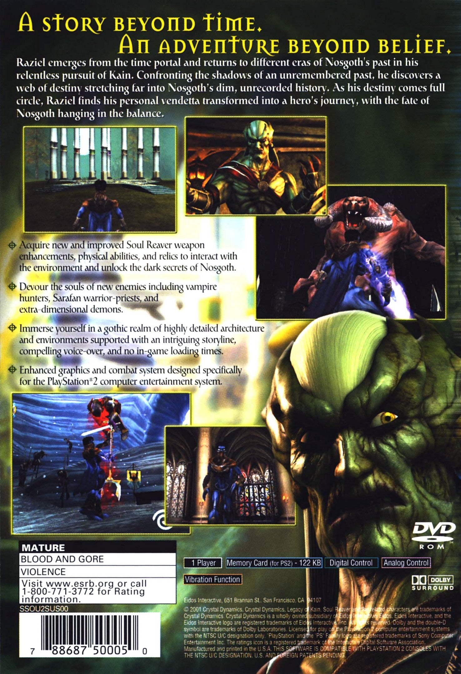 Legacy of Kain Soul Reaver 2 - Playstation 2