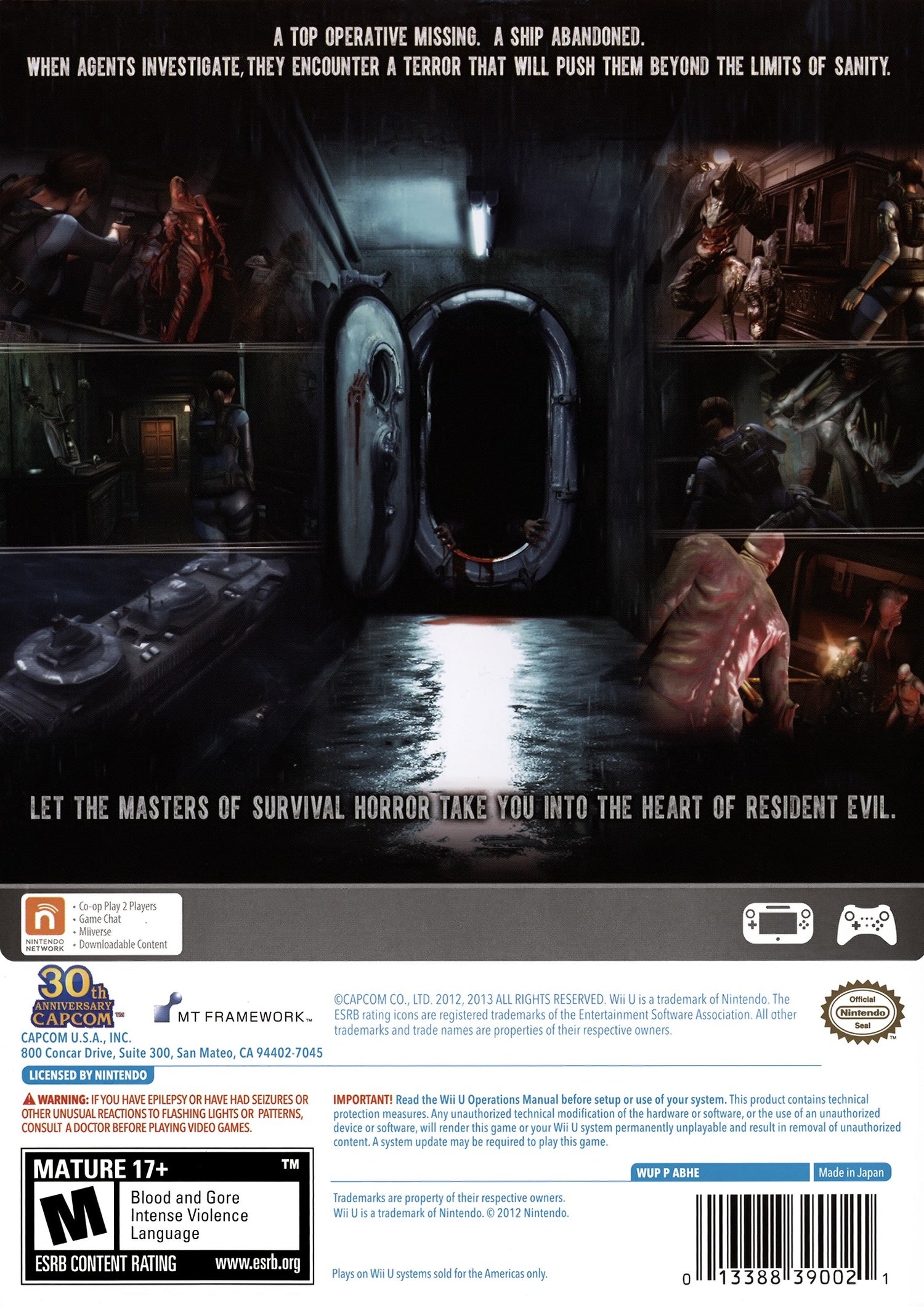 Resident Evil Revelations - Wii U