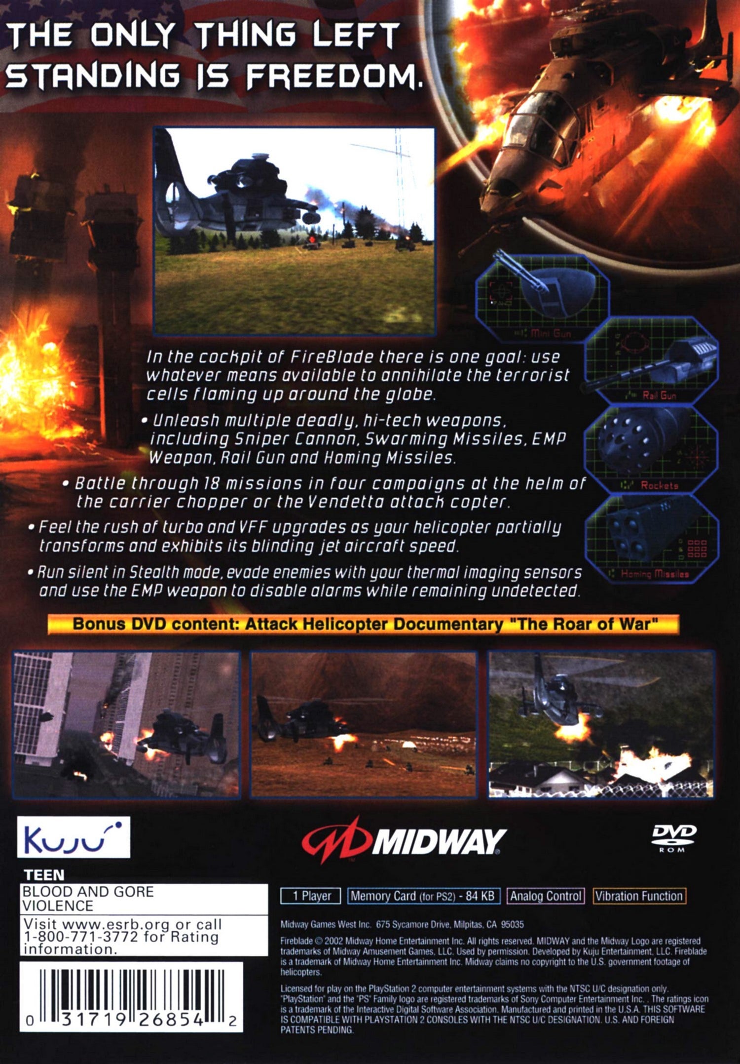 Fire Blade - Playstation 2