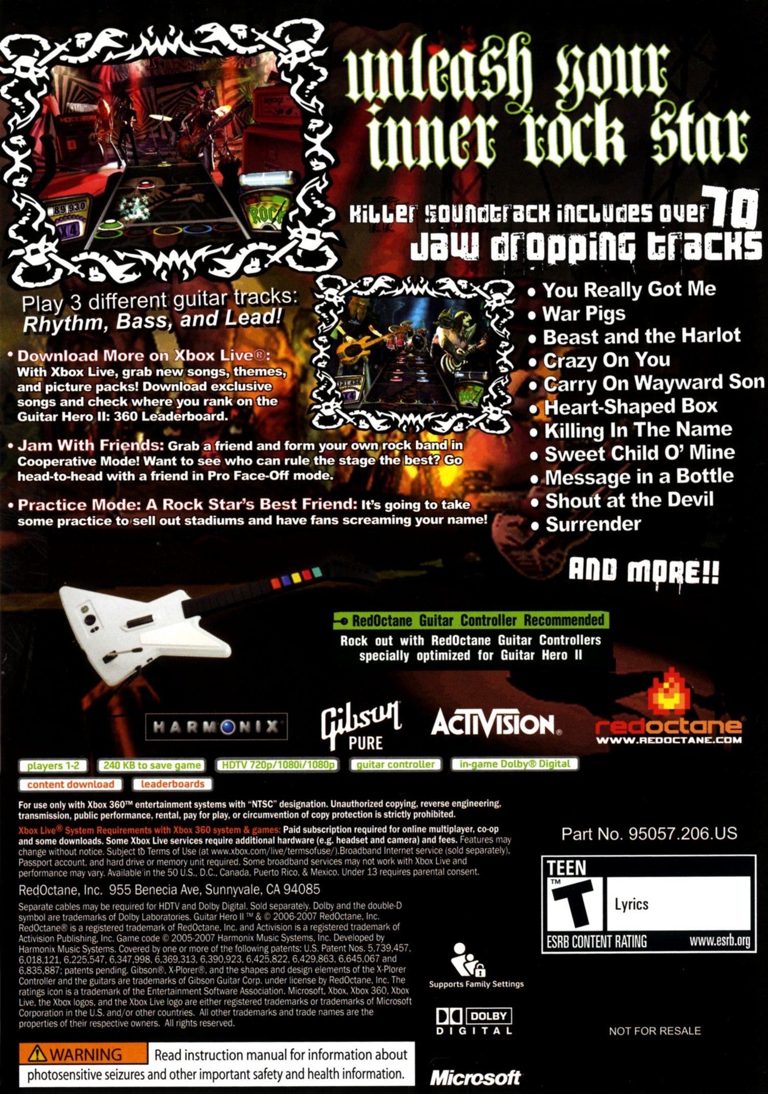 Guitar Hero II - Xbox 360