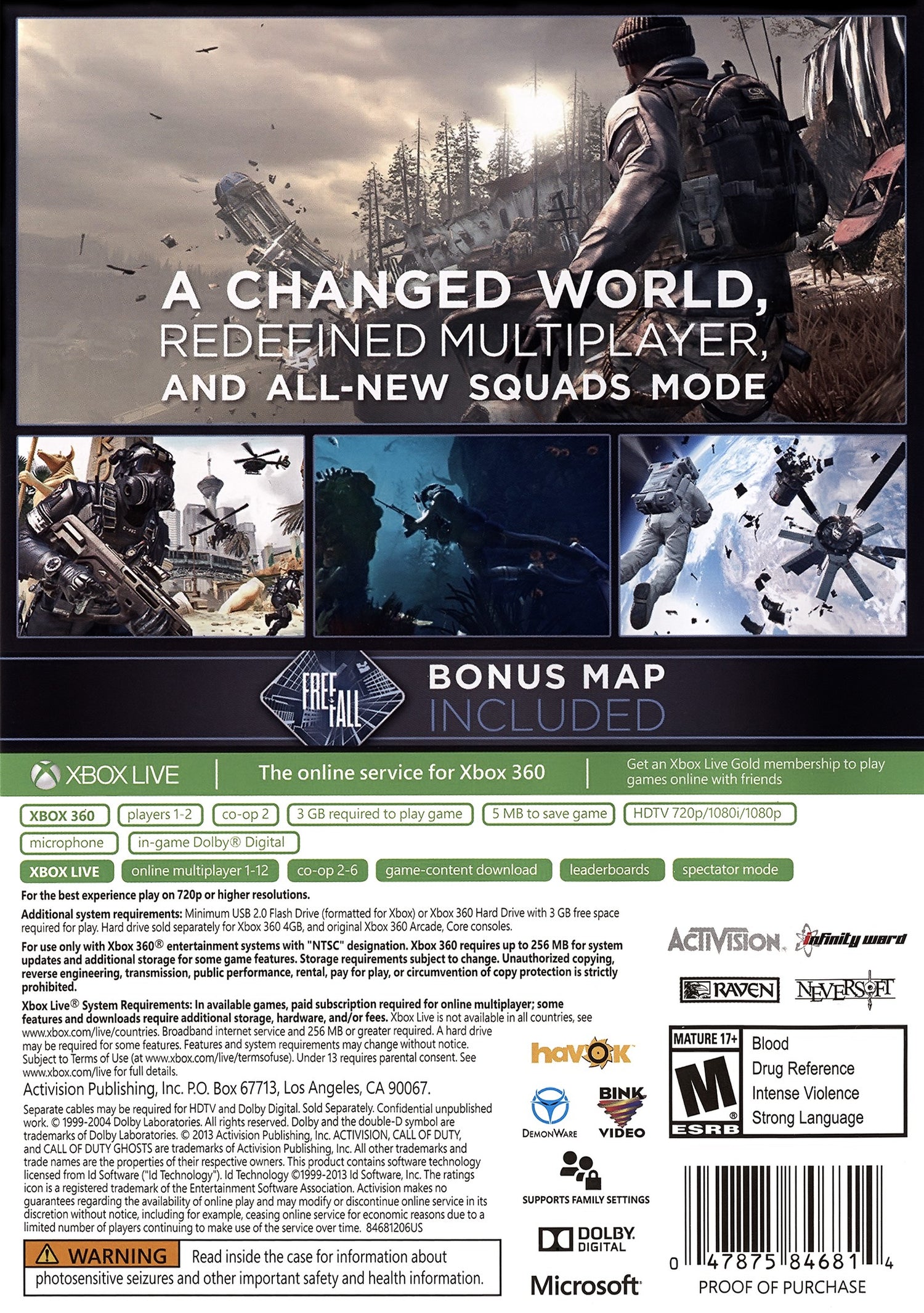 Call of Duty Ghosts - Xbox 360