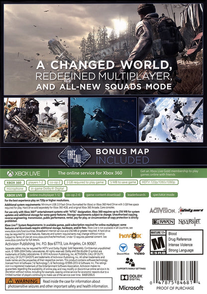 Call of Duty Ghosts - Xbox 360 - Retro Island Gaming